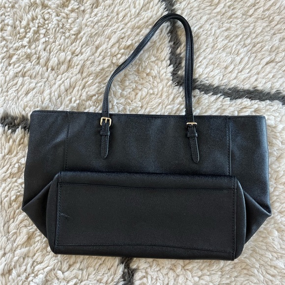 Coach Turn Lock Leather Tote - Picture 5 of 8